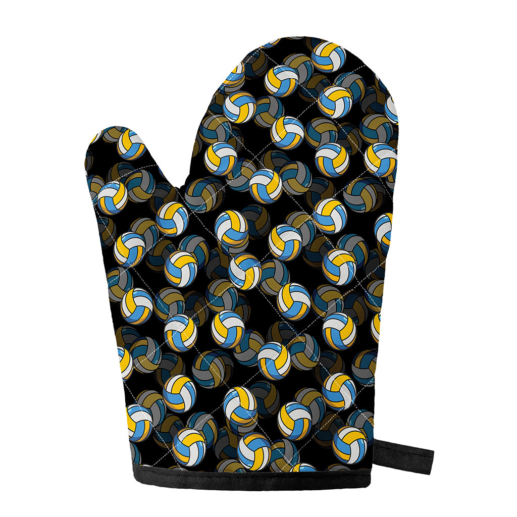 Volleyball Pattern Print Single Oven Mitt