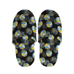 Volleyball Pattern Print Slippers
