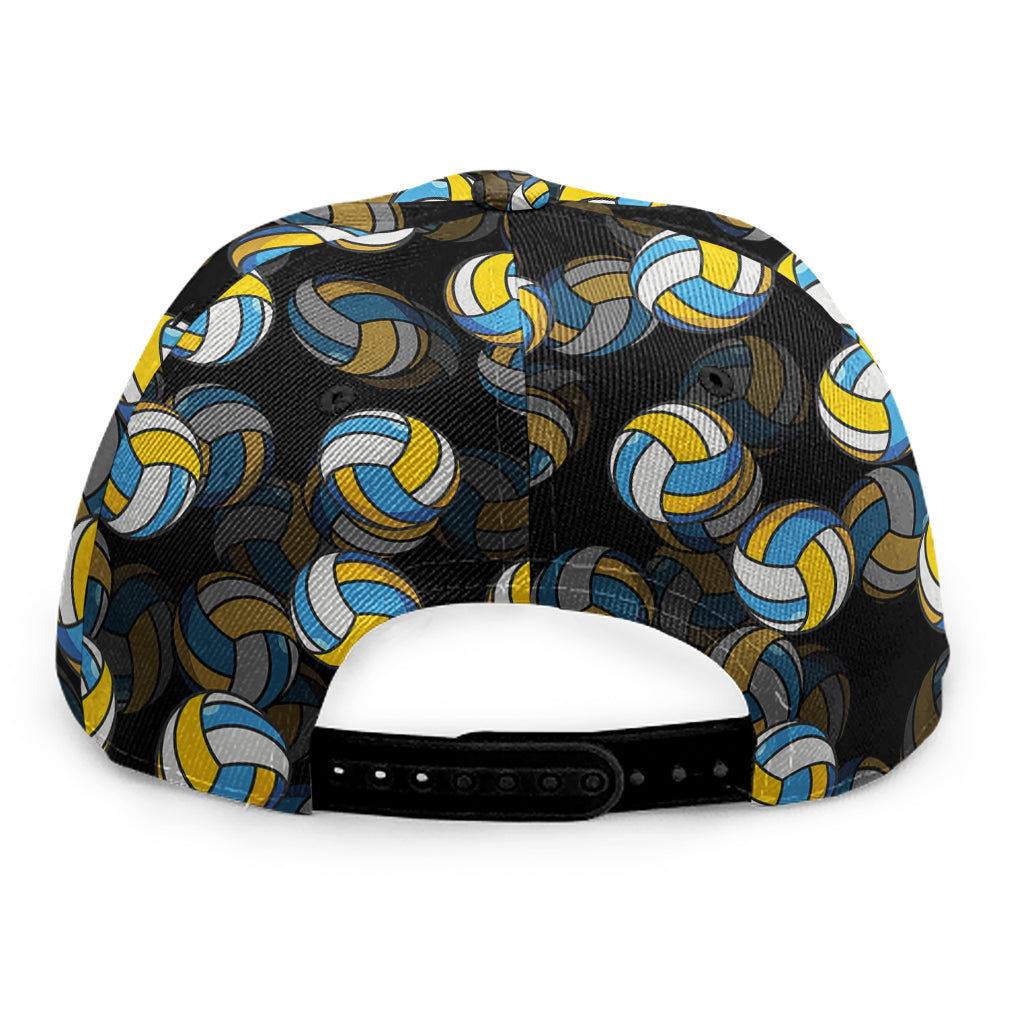 Volleyball Pattern Print Snapback Cap