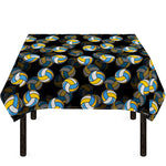 Volleyball Pattern Print Tablecloth