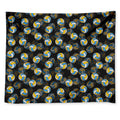 Volleyball Pattern Print Tapestry