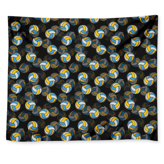 Volleyball Pattern Print Tapestry