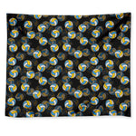 Volleyball Pattern Print Tapestry