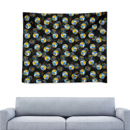Volleyball Pattern Print Tapestry