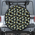 Volleyball Pattern Print Tire Cover