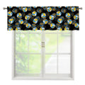 Volleyball Pattern Print Window Valance