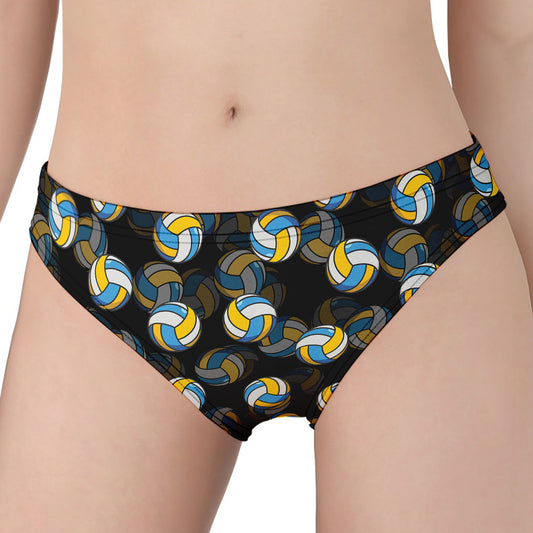 Volleyball Pattern Print Women's Panties
