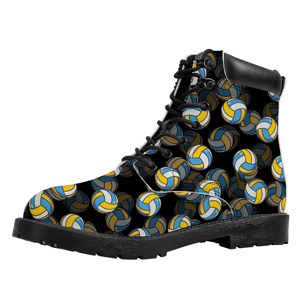 Volleyball Pattern Print Work Boots
