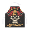 Volunteer Firefighter Print Adjustable Apron
