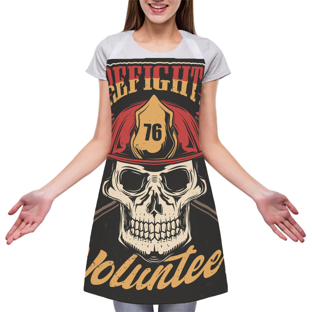 Volunteer Firefighter Print Adjustable Apron