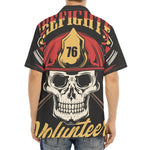 Volunteer Firefighter Print Aloha Shirt