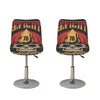 Volunteer Firefighter Print Bar Stool Covers