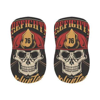 Volunteer Firefighter Print Bar Stool Covers