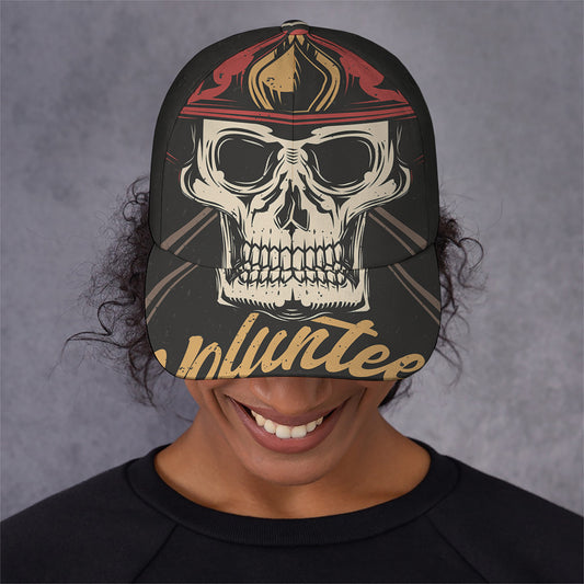 Volunteer Firefighter Print Baseball Cap