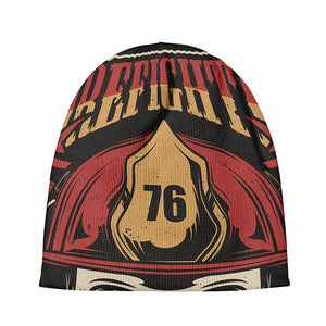 Volunteer Firefighter Print Beanie