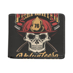 Volunteer Firefighter Print Bifold Wallet