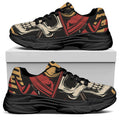 Volunteer Firefighter Print Black Chunky Shoes