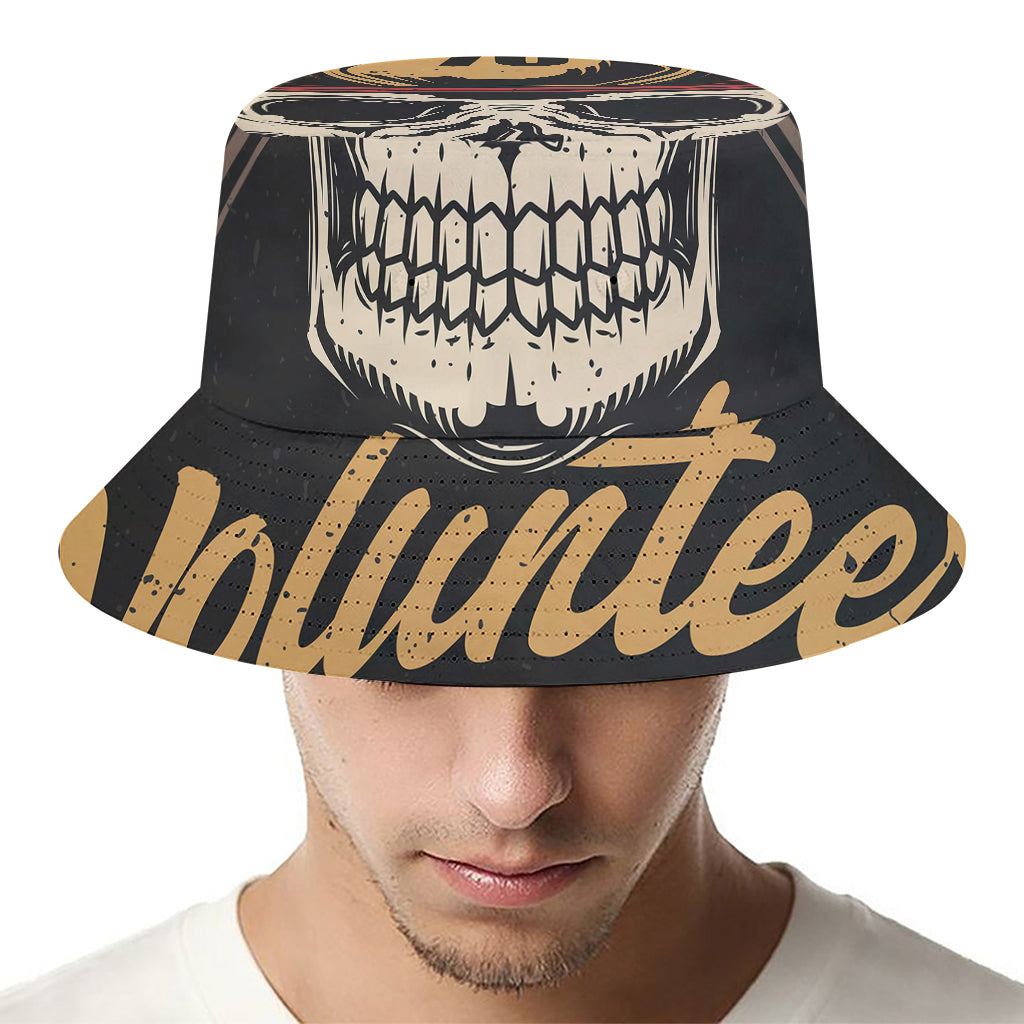 Volunteer Firefighter Print Bucket Hat