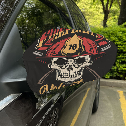 Volunteer Firefighter Print Car Side Mirror Covers