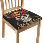 Volunteer Firefighter Print Chair Cushion Cover