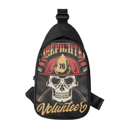 Volunteer Firefighter Print Chest Bag