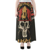 Volunteer Firefighter Print Chiffon Maxi Skirt