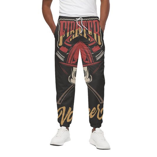 Volunteer Firefighter Print Cotton Pants
