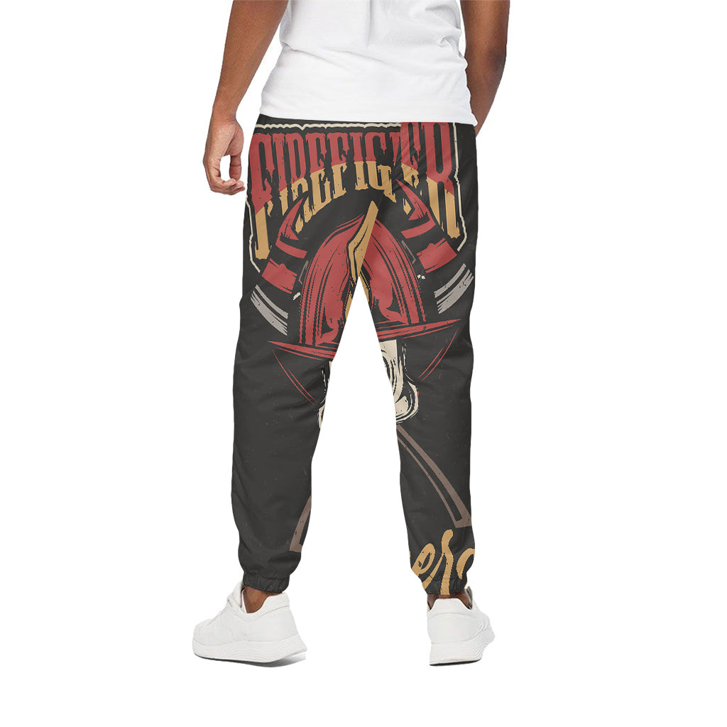 Volunteer Firefighter Print Cotton Pants