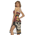 Volunteer Firefighter Print Cross Back Cami Dress