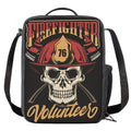 Volunteer Firefighter Print Crossbody Lunch Bag