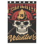 Volunteer Firefighter Print Curtain