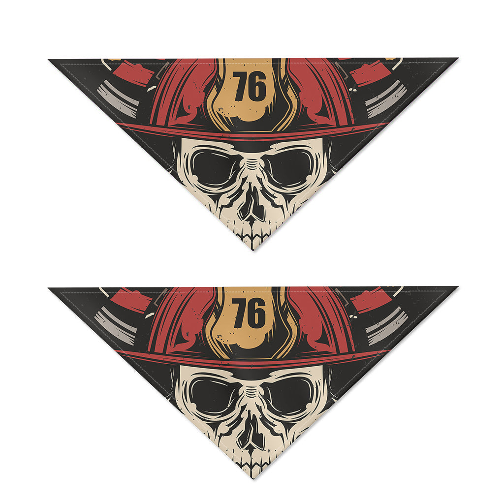 Volunteer Firefighter Print Dog Bandana