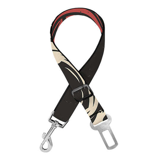 Volunteer Firefighter Print Dog Seat Belt