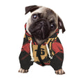 Volunteer Firefighter Print Dog Zip Up Hoodie