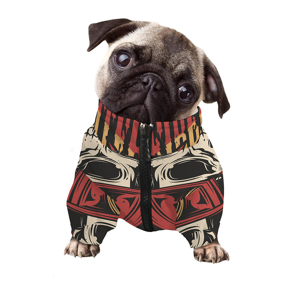 Volunteer Firefighter Print Dog Zip Up Jacket