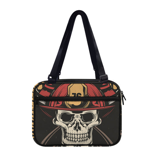 Volunteer Firefighter Print Double Strap Bible Bag