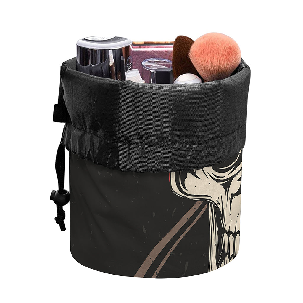 Volunteer Firefighter Print Drawstring Makeup Bag