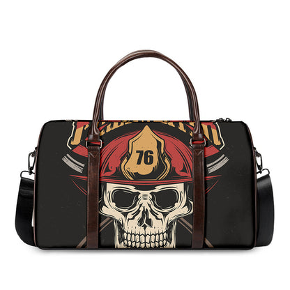 Volunteer Firefighter Print Duffle Bag