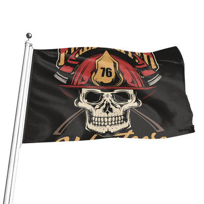 Volunteer Firefighter Print Flag