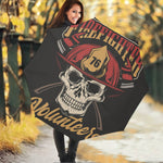 Volunteer Firefighter Print Foldable Umbrella