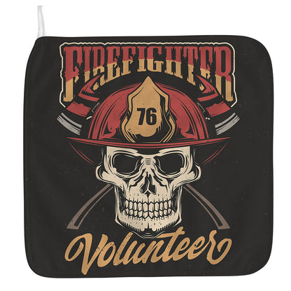 Volunteer Firefighter Print Hand Towel