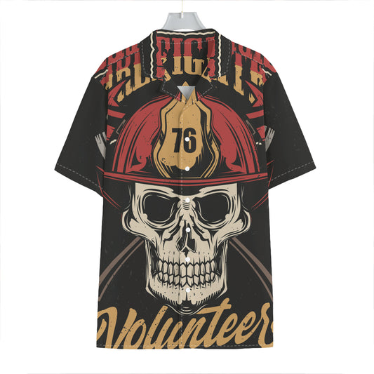 Volunteer Firefighter Print Hawaiian Shirt