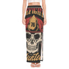 Volunteer Firefighter Print High Slit Maxi Skirt