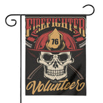 Volunteer Firefighter Print House Flag