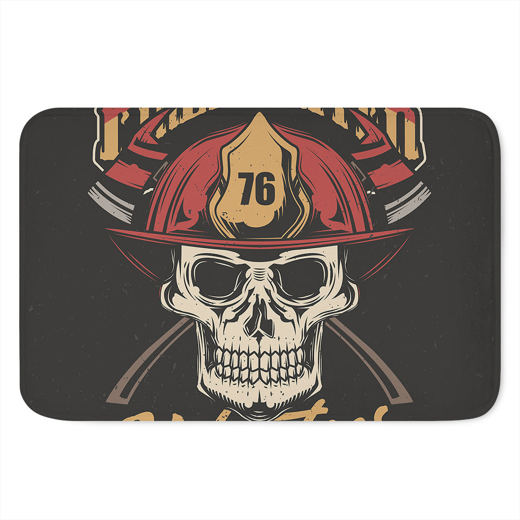 Volunteer Firefighter Print Indoor Door Mat