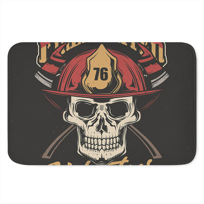 Volunteer Firefighter Print Indoor Door Mat