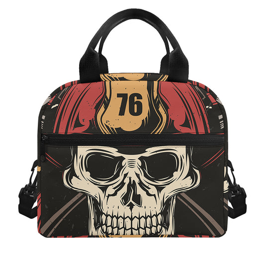 Volunteer Firefighter Print Insulated Lunch Bag