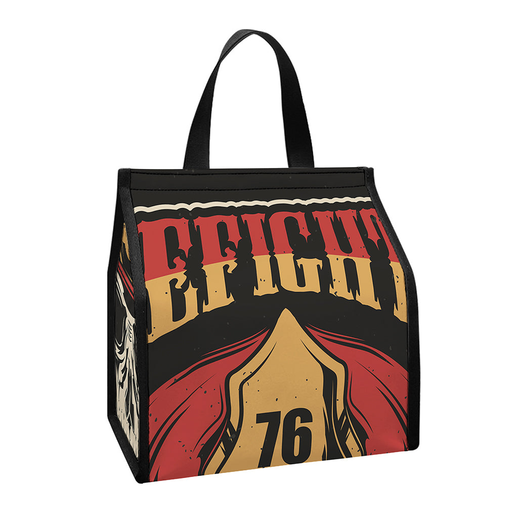 Volunteer Firefighter Print Insulated Lunch Tote