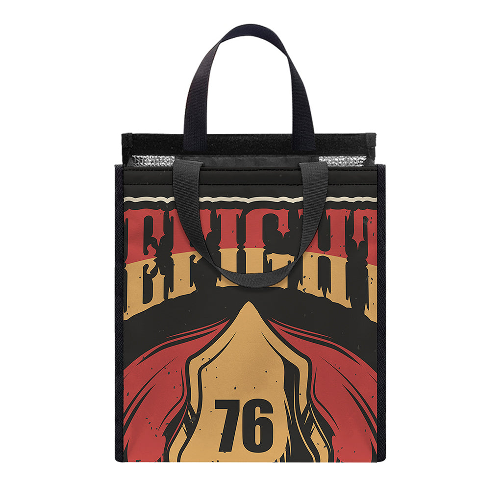 Volunteer Firefighter Print Insulated Lunch Tote