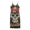 Volunteer Firefighter Print Jersey Midi Cami Dress